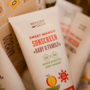 WOODEN SPOON Organska zaščita pred soncem SPF50 Mango, 100ml
