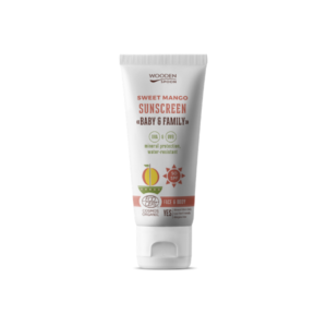 WOODEN SPOON Organska zaščita pred soncem SPF50 Mango, 100ml